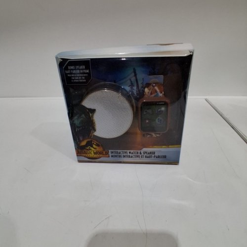 2PC JURASSIC WORLD BLUETOOTH INTERACTIVE WATCH & SPEAKER - MULTICOLOURED image 2