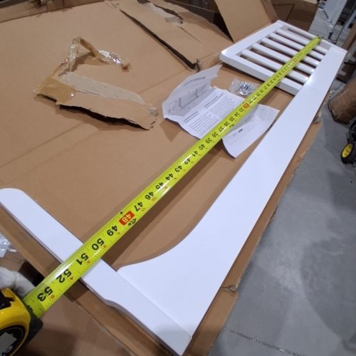 CONCORD BABY WOOD TODDLER RAIL - 51.5" X 13.25" - WHITE (MODEL: 2025CRB-SSY#003(GR003)) image 5