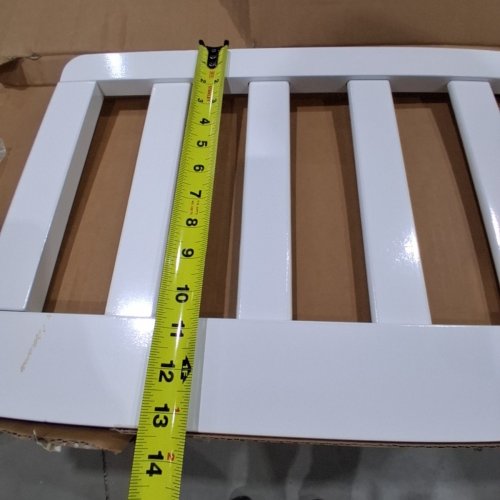 CONCORD BABY WOOD TODDLER RAIL - 51.5" X 13.25" - WHITE (MODEL: 2025CRB-SSY#003(GR003)) image 6