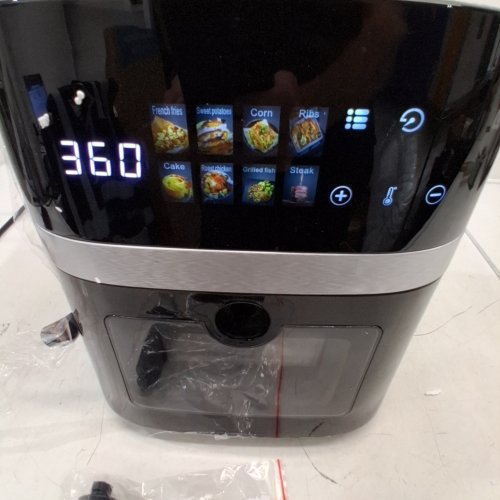 PENTANTAN 8-IN-1 AIR FRYER ELECTRIC HOT OVEN WITH DIGITAL LED TOUCHSCREEN - 1500W - 6QT - BLACK image 2
