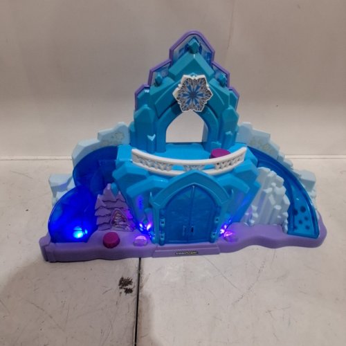 CHILDREN'S FISHER-PRICE LITTLE PEOPLE DISNEY FROZEN ELSA'S ICE PALACE INTERACTIVE TOY SET - FOR AGES 1.5-5 YEARS image 3