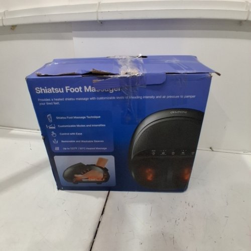 RENPHO HEATED SHIATSU FOOT MASSAGER - BLACK/GREY (MODEL#: RF-FM059) image 5