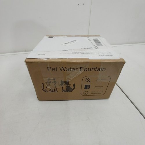 PLUG IN PET WATER FOUNTAIN WITH LED LIGHT - 3.7L - STAINLESS STEEL (MODEL: OC-10TY10) image 5