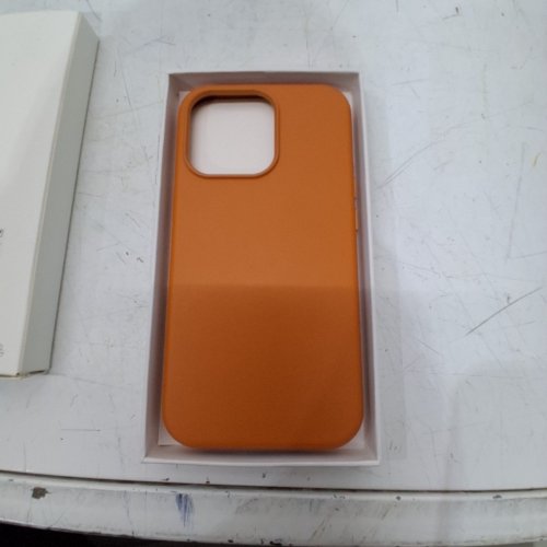 APPLE LEATHER PHONE CASE WITH MAGSAFE - FOR IPHONE 13 PRO - GOLDEN BROWN (MODEL: A2703) image 2