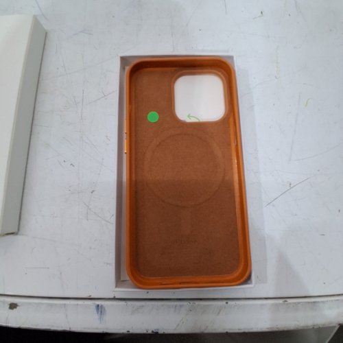 APPLE LEATHER PHONE CASE WITH MAGSAFE - FOR IPHONE 13 PRO - GOLDEN BROWN (MODEL: A2703) image 3
