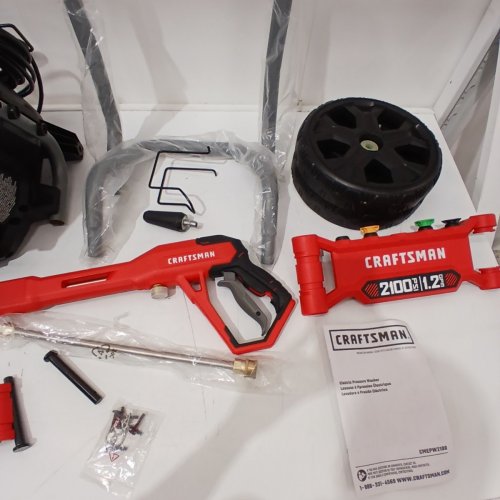 CRAFTSMAN CORDED COLD WATER PRESSURE WASHER - 2100-PSI - 1.2 GPM - RED (MODEL: CMEPW2100) image 5