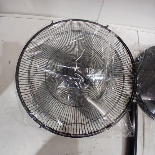 WESTINGHOUSE ADJUSTABLE HEIGHT OSCILLATING PEDESTAL FAN WITH REMOTE - 18" - BLACK/BLUE (MODEL: WSFSER18385) image 4