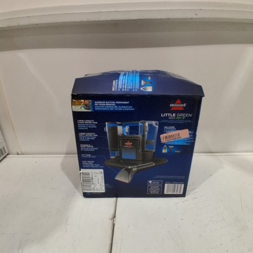 BISSELL LITTLE GREEN MAX PET PORTABLE CARPET & UPHOLSTERY DEEP CLEANER, POWERFUL PET STAIN REMOVAL - BLACK/BLUE (MODEL: 3857D) image 7