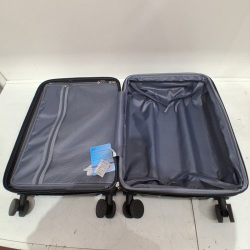 LUGGEX EXPANDABLE HARDSIDE SUITCASE WITH SPINNER WHEELS AND AIRLINE APPROVED TSA LOCK- 20" - BLACK (MODEL: H1-BK20XP-CA) image 5