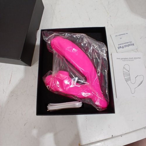 TEE TEA SUCKING VIBRATOR WITH USB CHARGING - 6.8" - PINK image 4