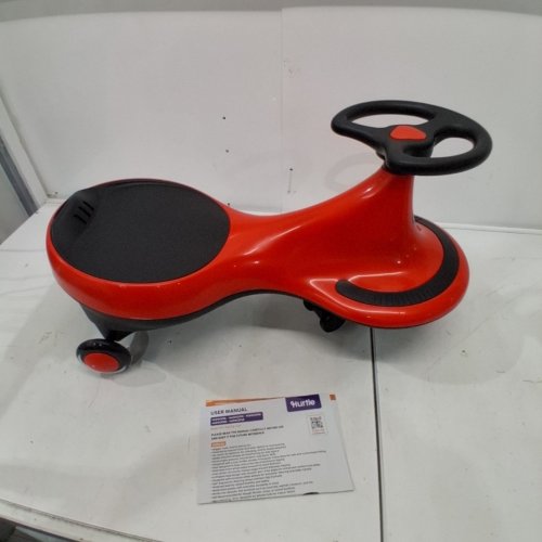 KID'S HURTLE RIDE-ON SWING CAR - AGES 2+ - RED/BLACK (MODEL: HUSWC27RD) image 2