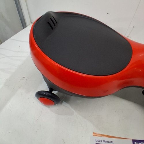 KID'S HURTLE RIDE-ON SWING CAR - AGES 2+ - RED/BLACK (MODEL: HUSWC27RD) image 3