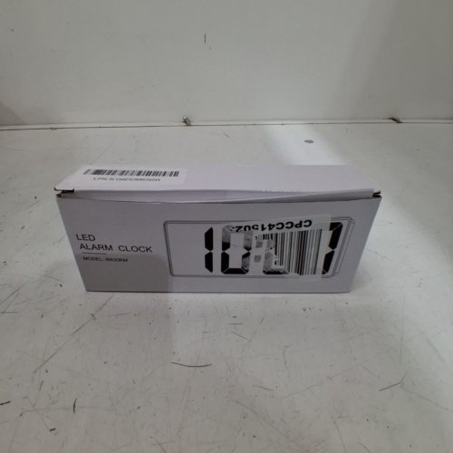 LED ALARM CLOCK - BLACK (MODEL: WA33KM) image 4