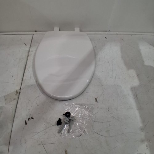 BEMIS SLOW CLOSE EASY CLEAN TOILET SEAT - ELONGATED 18.5" - WHITE (MODEL: 7300SLEC-000) image 2