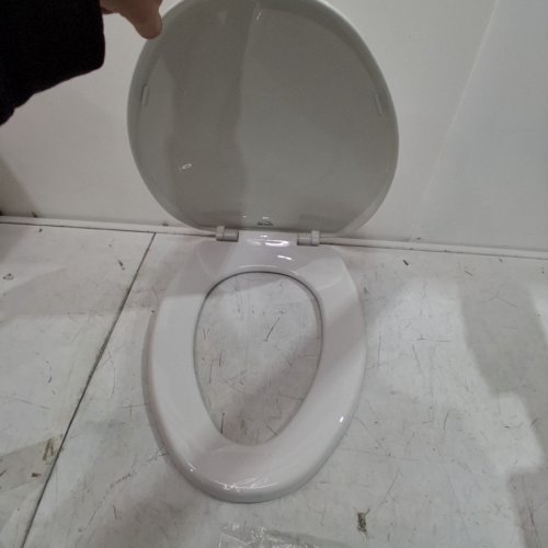 BEMIS SLOW CLOSE EASY CLEAN TOILET SEAT - ELONGATED 18.5" - WHITE (MODEL: 7300SLEC-000) image 3