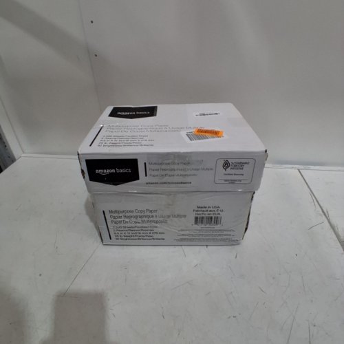 3(500PK) AMAZON BASICS MULTIPURPOSE COPY PAPER (1500 SHEETS TOTAL) - 8.5" X 11" - WHITE image 3
