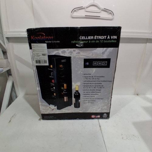 KOOLATRON URBAN SERIES THERMOELECTRIC WINE CELLAR - 12 BOTTLE CAPACITY - BLACK (MODEL#: WC12MG) image 4