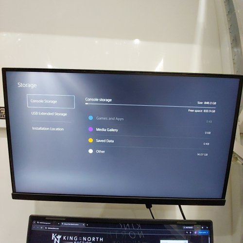 SONY PLAYSTATION 5 SLIM *UPDATED MODEL* (PS5) CONSOLE WITH WIRELESS CONTROLLER - DISC EDITION - 1TB (MODEL: CFI-2115) image 6