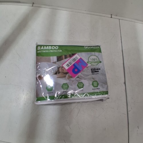 BAMBOO MATTRESS PROTECTOR - QUEEN - WHITE image 2