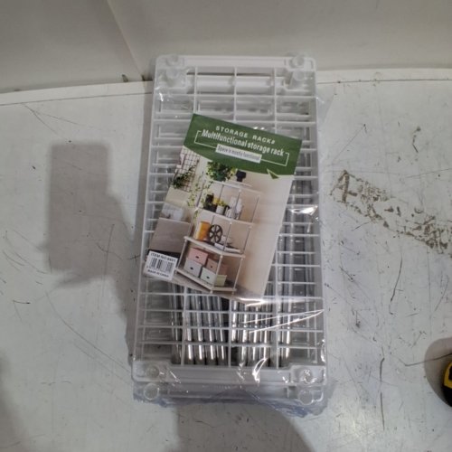 STORAGE SHELF / RACK WITH 4 TIERS - WHITE (MODEL : 6601) image 2