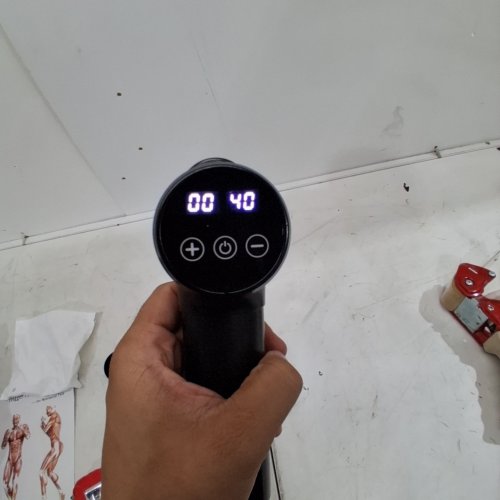 GVBER DEEP TISSUE HANDHELD MASSAGE GUN - 6 ATTACHMENT HEADS - 30 SPEED - BLACK (MODEL: X6) image 2