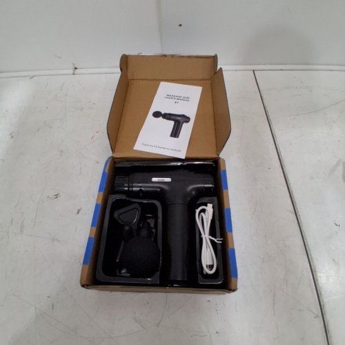 GVBER DEEP TISSUE HANDHELD MASSAGE GUN - 6 ATTACHMENT HEADS - 30 SPEED - BLACK (MODEL: X6) image 3