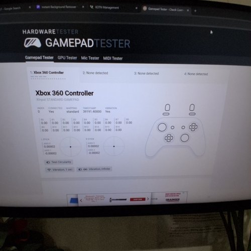 DINOSOO WIRED VIDEO GAME CONTROLLER FOR FOR XBOX ONE/SERIES X|S, PC - BLACK AND WHITE image 3
