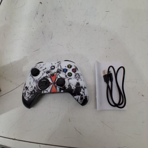 DINOSOO WIRED VIDEO GAME CONTROLLER FOR FOR XBOX ONE/SERIES X|S, PC - BLACK AND WHITE image 4