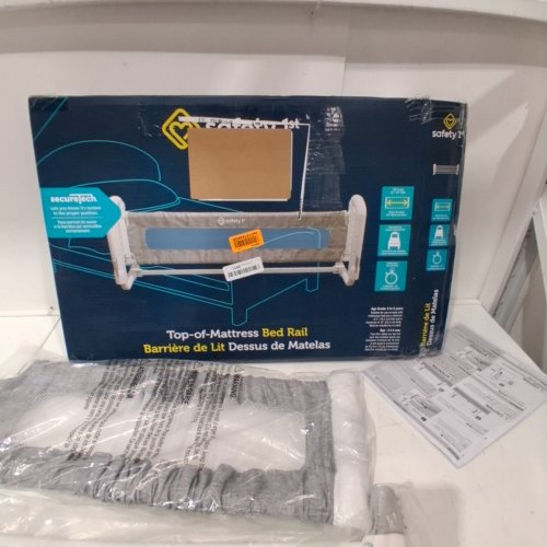 SAFETY 1ST 36" TOP-OF-MATTRESS BED RAIL - GREY (MODEL: BR017CEIU) image 3