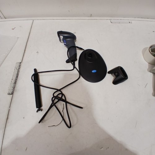 NETUM 2D QR WIRED HANDHELD BARCODE SCANNER WITH STAND - BLACK image 3