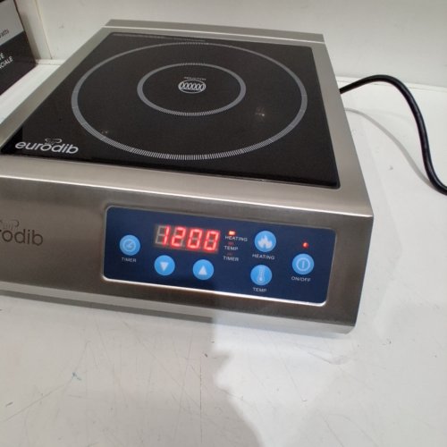 EURODIB CI1800 INDUCTION COOKER COOKTOP - 1800W 120V - SILVER (MODEL: CI1800) image 2