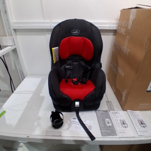 EVENFLO TRIBUTE JUPITER CONVERTIBLE KIDS CAR SEAT - RED/BLACK (MODEL: 38112278C) image 3