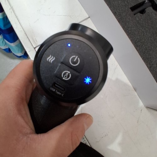 5PC HOMEDICS COMPACT HOT AND COLD MASSAGER - BLACK (MODEL: 1891562) image 2