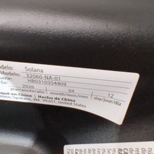 2PK DIONO SOLANA BACKLESS BOOSTER CAR SEATS - 40-120LBS MAX - BLACK (MODEL: 32060) image 5