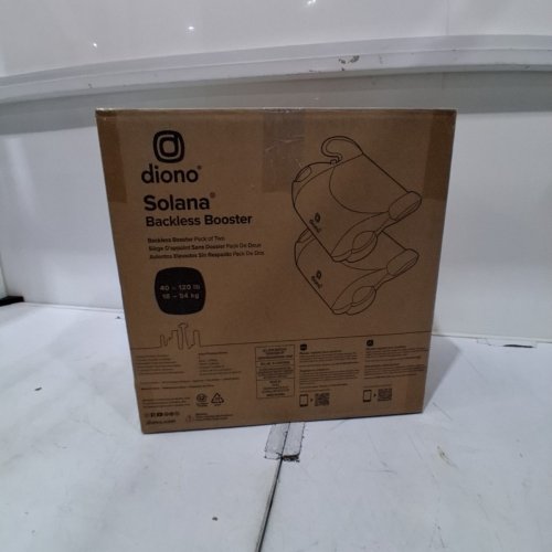 2PK DIONO SOLANA BACKLESS BOOSTER CAR SEATS - 40-120LBS MAX - BLACK (MODEL: 32060) image 6