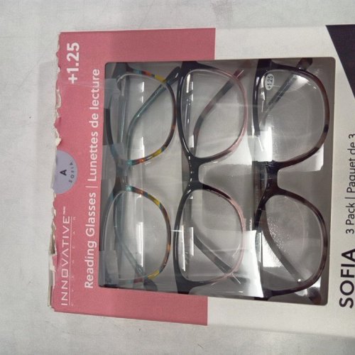 3PK INNOVATIVE EYEWEAR SOFIA READING GLASSES - +1.25 - MULTICOLOURED (STYLE: 8851175) image 2
