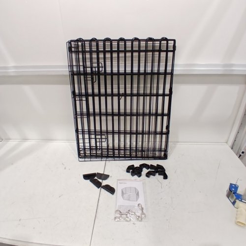 AMAZON BASICS 8 PANEL FOLDABLE OCTAGONAL METAL EXERCISE DOG PLAYPEN - 30'' - BLACK (MODEL: YE128061A-30) image 2