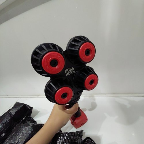 BOSS HORN CORDLESS EXTREME TRAIN HORN - FOR MILWAUKEE BATTERIES - BLACK / RED image 4