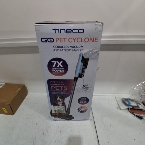 TINECO GO PET CYCLONE CORDLESS STICK VACUUM - LIGHT BLUE / BLACK image 9