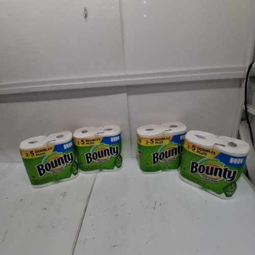 8PK (4 2PK) BOUNTY SELECT-A-SIZE DOUBLES PLUS PAPER TOWELS - WHITE image 2