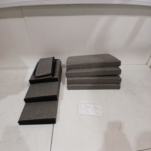COZY KISS 4-TIER MULTI-FUNCTION PET STAIRS & STORAGE BIN SET - GREY image 2