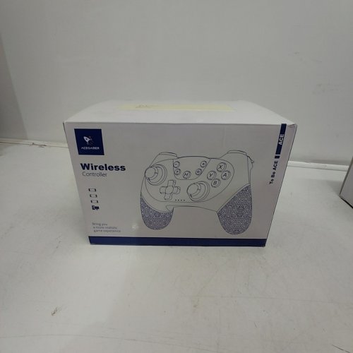 2 ACEGAMER WIRELESS GAME CONTROLLERS FOR NINTENDO SWITCH - BLACK/ WHITE image 3