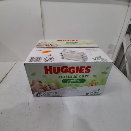 15PK HUGGIES NATURAL CARE DISNEY THEMED SENSITIVE BABY WIPES - 64 PER PACK (960 TOTAL) - WINNIE THE POOH image 3