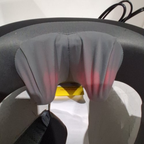 OBUSFORME SHIATSU HEATED VIBRATION NECK & SHOULDER MASSAGER - BLACK/GREY (MODEL: SM-SNM-03) image 2