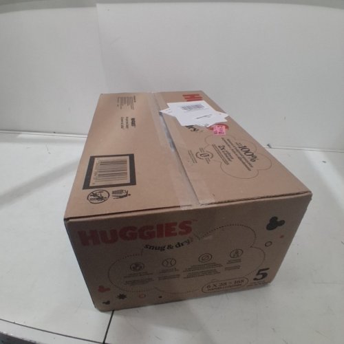 168PK HUGGIES SNUG & DRY BABY DIAPERS - SIZE 5 (27+ LBS) image 2