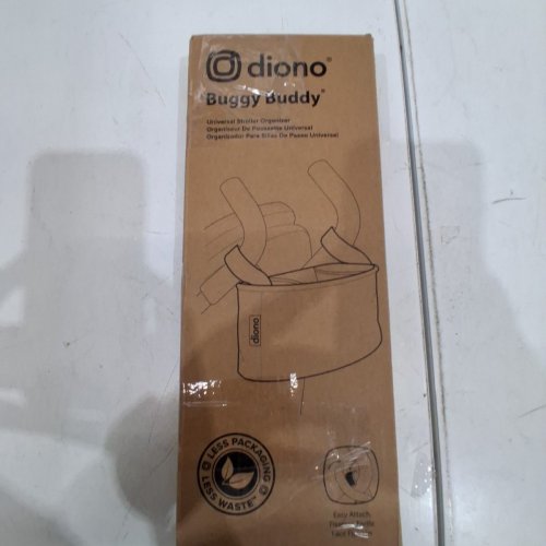 DIONO BUGGY BUDDY UNIVERSAL STROLLER ORGANIZER WITH CUP HOLDERS - 12.2" - BLACK/RED image 4
