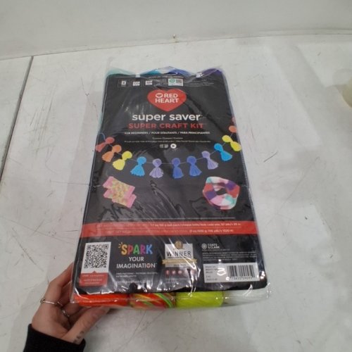 12PK RED HEART SUPER SAVER SUPER CRAFT KIT - MULTI COLOR image 2