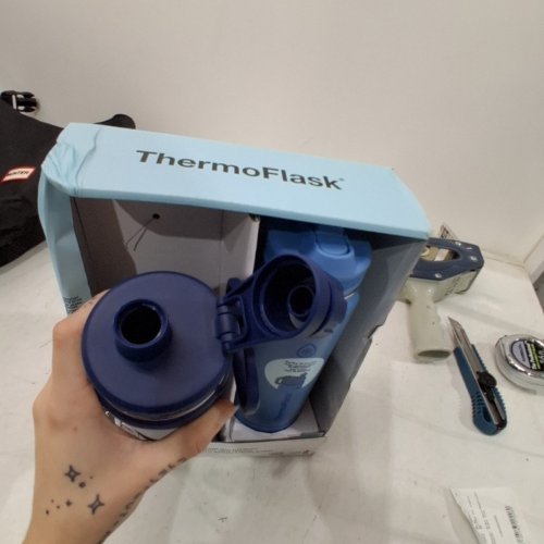 2PC THERMOFLASK INSULATED BOTTLES - 24 OZ EACH - BLUE (ITEM: 2730866) image 3