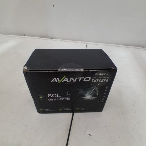 AVANTO SAFETY SOLX1 CHEST LIGHT PRO - 500LM - 2 LIGHT MODES - BLACK image 2