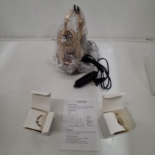 YIQFOCA CANDLE WARMER LAMP WITH ADJUSTABLE HEIGHT - GOLD (MODEL: X0052QK3JH) image 3